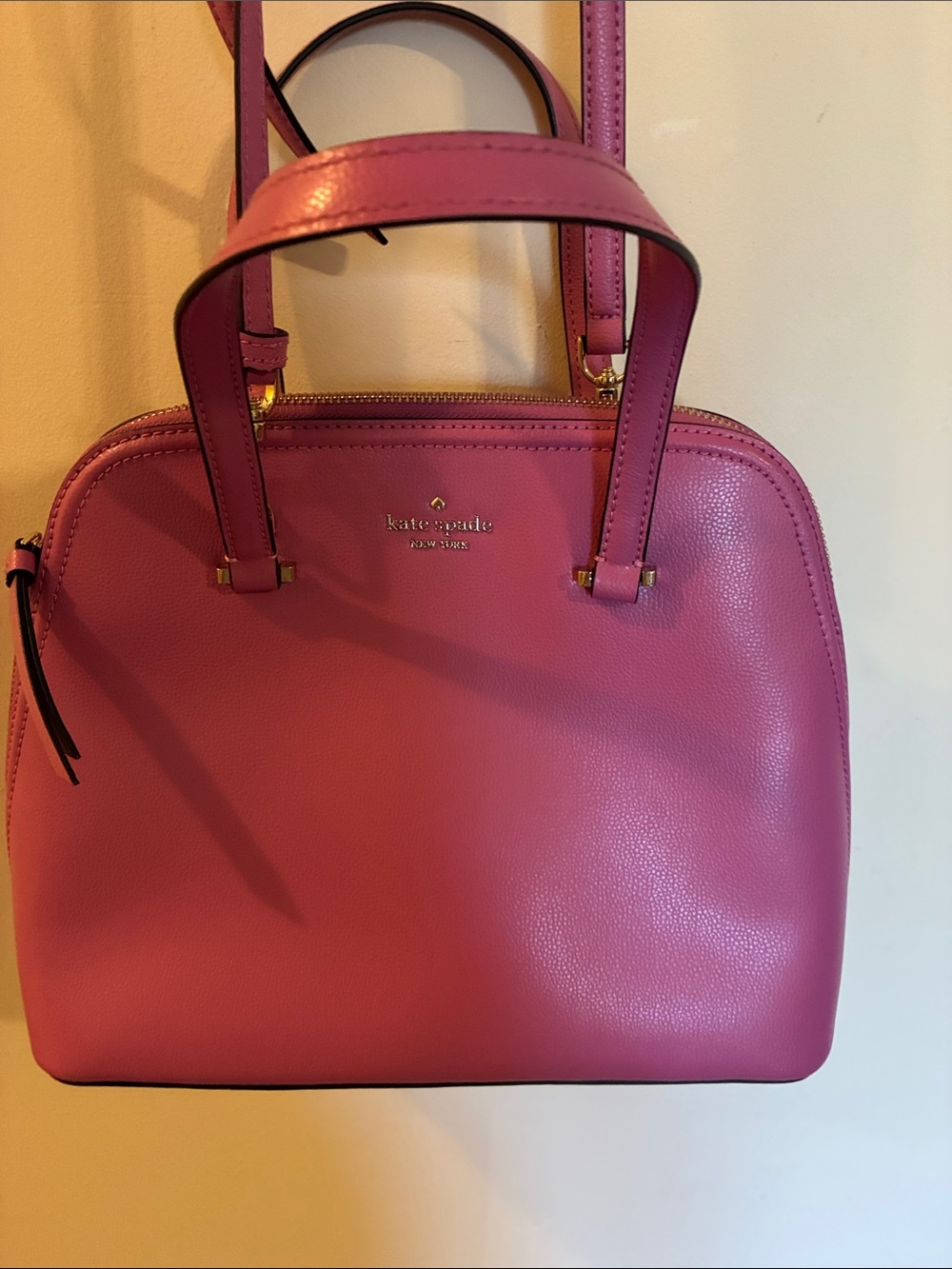 Kate Spade Patterson Drive fuchsia, pink satchel Crossbody